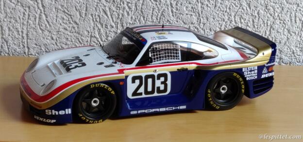 Porsche 961 #203 24 Heures du Mans 1987 Metge & Nierop & Haldi Spark 1/18