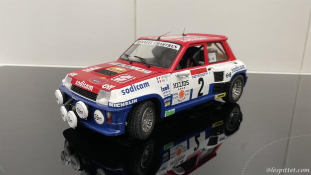 Renault 5 Turbo #2 gagnant Rallye D'Antibes 1983 Therier, Vial 1:18 Solido
